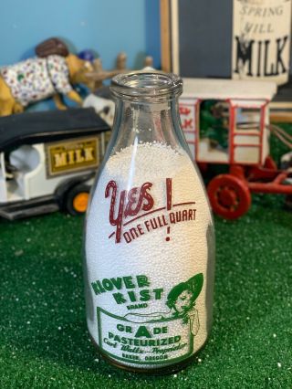 Klover Kist • Baker,  Oregon • Carl Waltz • Vintage Milk Bottle