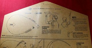Ohio Art HIYO Blue Boomerang Frisbee Toy - MIP - Vintage - RARE 6