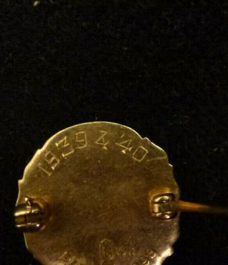 1940 10K GOLD & PEARLS AMERICAN LEGION AUXILARY PAST PRESIDENT LAPEL PIN 4