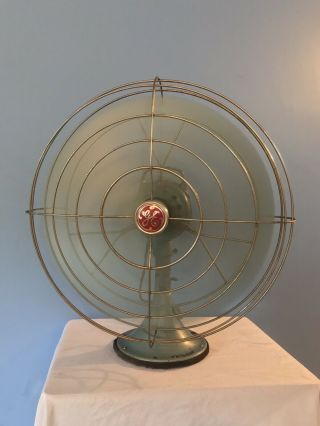 Vintage GE General Electric Vortalex 16” 3 Speed FM16V23 Oscillating Fan 3