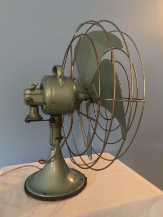 Vintage GE General Electric Vortalex 16” 3 Speed FM16V23 Oscillating Fan 4