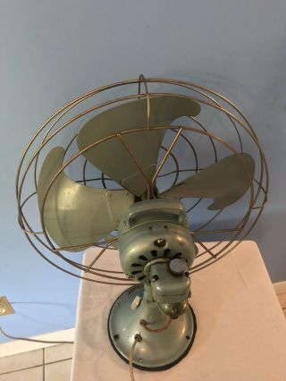 Vintage GE General Electric Vortalex 16” 3 Speed FM16V23 Oscillating Fan 7