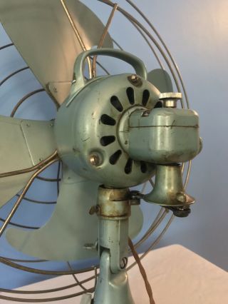 Vintage GE General Electric Vortalex 16” 3 Speed FM16V23 Oscillating Fan 8