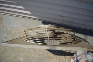 Vintage Rare General Electric FIIW3 20  window all Metal Fan With Side Panels 7