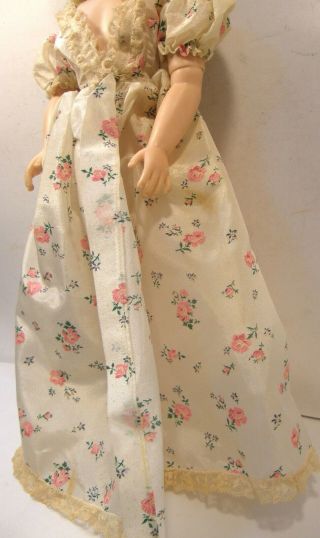 VINTAGE 1950 ' S TAGGED MADAME ALEXANDER CISSY DOLL LONG PEIGNOIR DRESSING GOWN 4