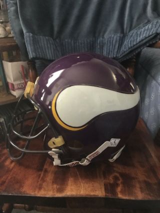 Vintage Minnesota Vikings Full Size Riddell Helmet