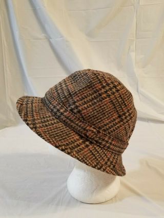 Vintage Burberrys 100 Wool Fedora Mens Hat Size 7 1/2 61 Made In England