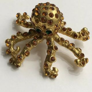 (inv 278) - Incredible Huge Vintage " Octopus " Pin
