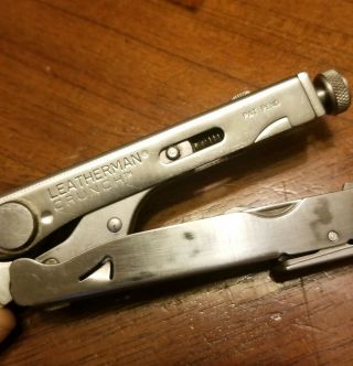 VTG Leatherman USA Crunch Multi Tool Locking Pliers Knife 3
