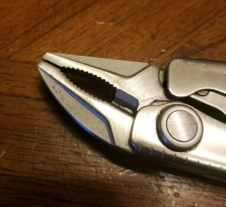 VTG Leatherman USA Crunch Multi Tool Locking Pliers Knife 5