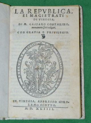 1544,  Post Incunable,  Republic Of Venice,  Manuscript Vellum Binding,  Rare