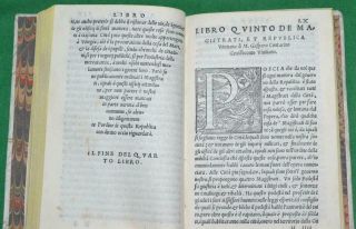 1544,  POST INCUNABLE,  REPUBLIC OF VENICE,  MANUSCRIPT VELLUM BINDING,  RARE 9