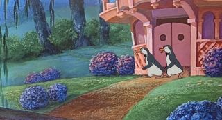 1964 Rare Walt Disney Mary Poppins Penguins Production Animation Cel