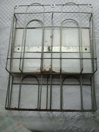 Vintage Esso Gas Station Metal Display Rack Happy Motoring Credit Card Touring 3