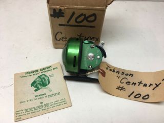 Vintage Johnson Century 100 Fishing Reel - Prototype - Experimental Reel