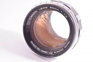 Rare Canon 50mm/f1.  2 Leica 39mm Lmt Screw Mount 20698