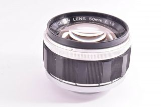 Rare CANON 50mm/F1.  2 Leica 39mm LMT screw mount 20698 4