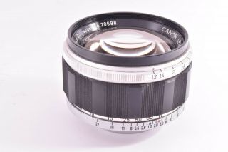 Rare CANON 50mm/F1.  2 Leica 39mm LMT screw mount 20698 5