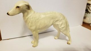 Vintage Hagen - Renaker Russian Wolfhound Pedigree Dog Figurine Mint/label