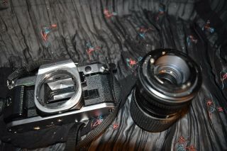 VINTAGE Canon AE - 1 35mm SLR Film Camera Kit with Tokina 35 - 105 Lens 3