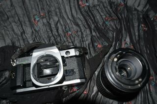 VINTAGE Canon AE - 1 35mm SLR Film Camera Kit with Tokina 35 - 105 Lens 4