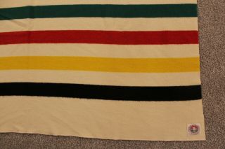 Pendleton Vintage Glacier National Park Wool Striped Blanket 87X69 2