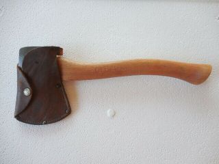 Vintage Boy Scout Plumb Hatchet/axe With Handle & Sheath