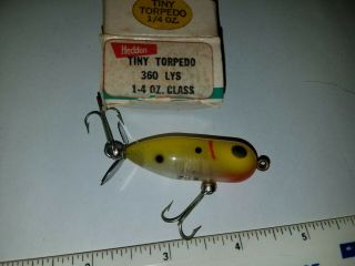 Heddon Tiny Torpedo LYS Light Yellow Scale 2