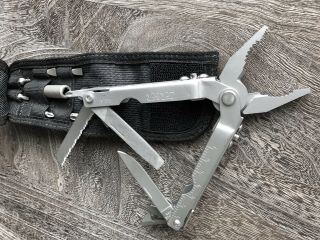 Vintage,  Gerber Multitool W/tool Adapter,  Bits,  Sheath.  Rare,  Collectible Kit