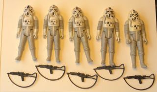 1980 Vintage Star Wars At - At Driver Action Figures Complete Weapons