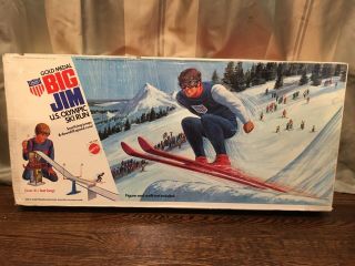 Rare Big Jim Vintage Toy Action Figure Olympic Ski Run Playset