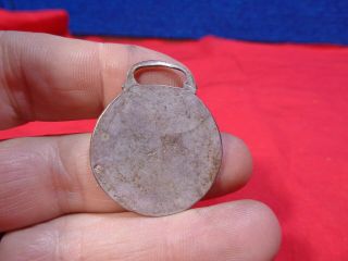 VINTAGE ADVERTISING SAVAGE ARMS STERLING SILVER FOB FOR KEY OR WATCH 2