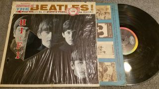 Beatles Meet The Beatles Mono Lp Capitol (ext Rare No Credits In Hi - Fi Shrink)