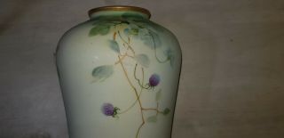 Old Vintage Hand Painted Nippon Porcelain Large Vase 5
