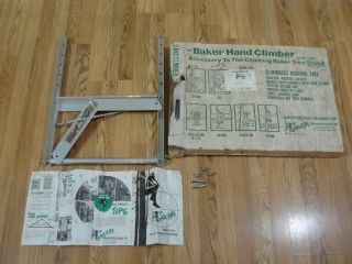 Vintage The Baker Hand Climber Tree Stand Accessory Model Hc Usa Made Hunting