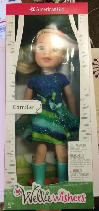 American Girl Welliewishers Camille Doll.  A131