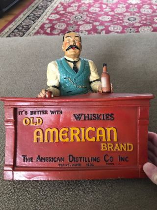 Vintage Old American Brand Whiskies Distillery Display Advertising Rare Bar (jl)