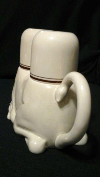 Fitz & Floyd Pottery Camel Teapot with 2 Cups Vintage 1978 Complete with Lid 5