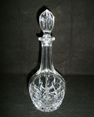 Rare Antique BACCARAT Crystal Glass Set of 3 Decanter w/ Deeply Cut Pattern 4