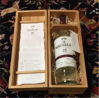 Macallan 25 Years Empty Bottle Scotch Whiskey Very Rare
