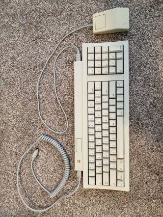 Vintage - Apple Keyboard Ii M0487 Macintosh,  Apple Desktop Bus Mouse G5431