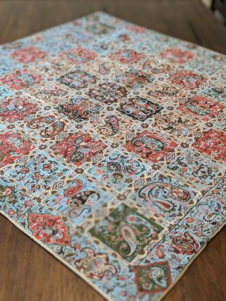 Colorful Patchwork Vintage Antique Persian Termeh Placemat Table Runner Cloth 3
