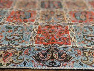 Colorful Patchwork Vintage Antique Persian Termeh Placemat Table Runner Cloth 6