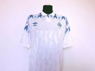 DYNAMO MOSCOW Vintage Umbro Home Football Shirt Jersey 1990/91 (L) 3