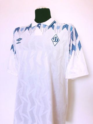 DYNAMO MOSCOW Vintage Umbro Home Football Shirt Jersey 1990/91 (L) 6