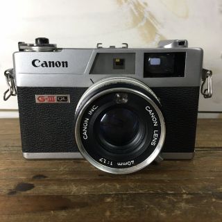Canon Ql - 17 Giii 35mm Rangefinder Film Camera Canonet Vintage