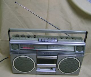 Vintage 80s Panasonic Rx - 5030 Boombox Am/fm Stereo Radio Cassette Aux Input