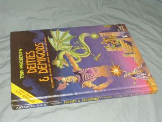 AD&D 1st Edition Hardback - DEITIES & DEMIGODS (VINTAGE 1980 and EXC, ) 3