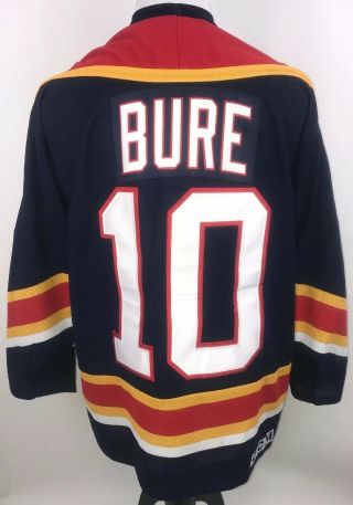 Florida Panthers Pavel Bure 10 NHL Ice Hockey Jersey Vintage Rare Shirt Size XL 2