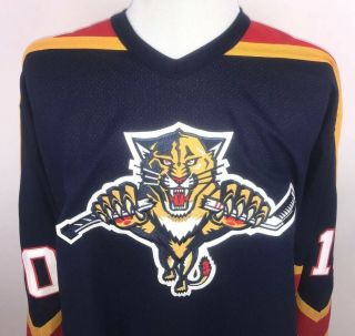 Florida Panthers Pavel Bure 10 NHL Ice Hockey Jersey Vintage Rare Shirt Size XL 6